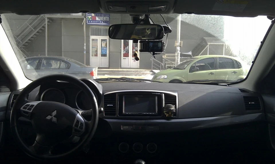 Штатна 2 din магнітола Mitsubishi edition