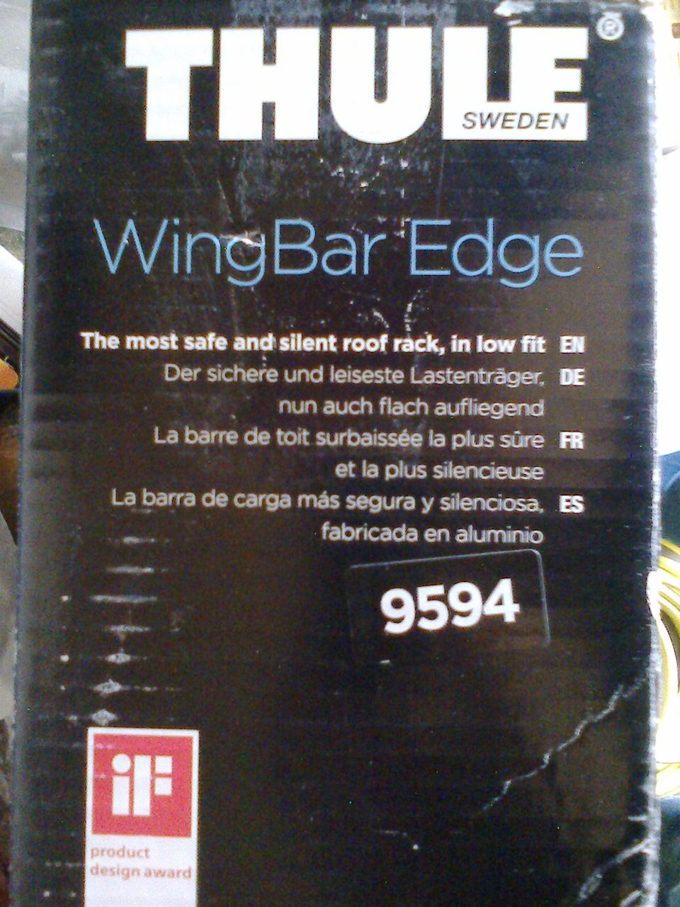 Аеробоксу бути. Багажник Thule-9594 Wingbar Edge (алюмінієвий не виступаючий) + монтажний кит для Lancer Х у штатне місце. 4