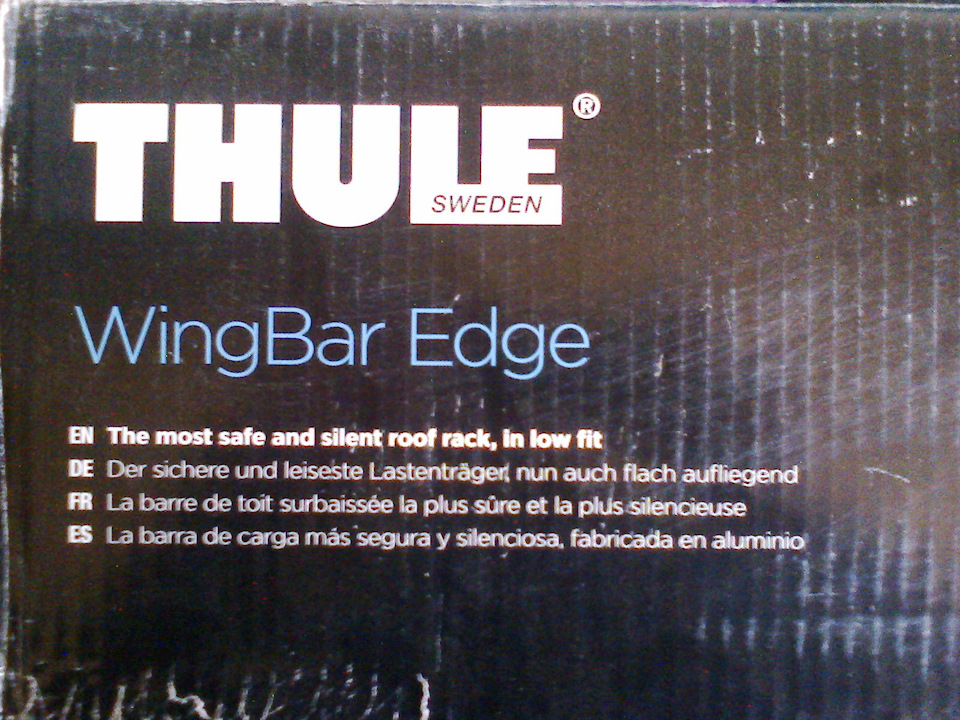 Аеробоксу бути. Багажник Thule-9594 Wingbar Edge (алюмінієвий не виступаючий) + монтажний кит для Lancer Х у штатне місце. 3