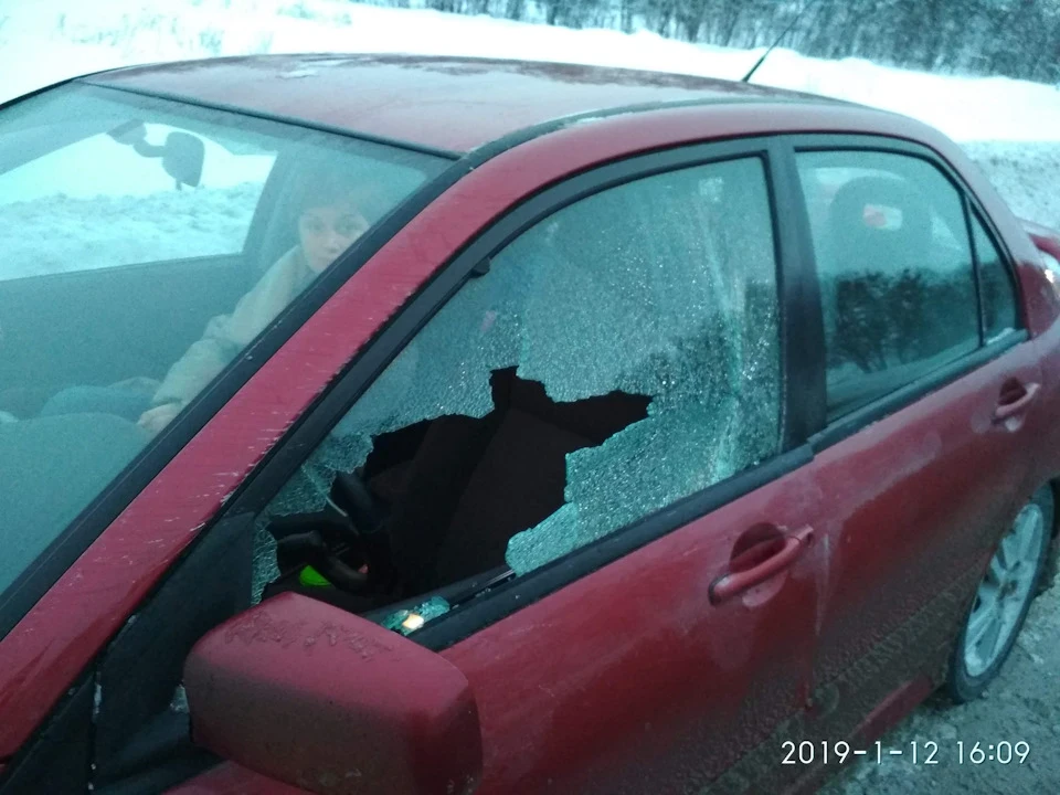 Ходова та вікно водія.