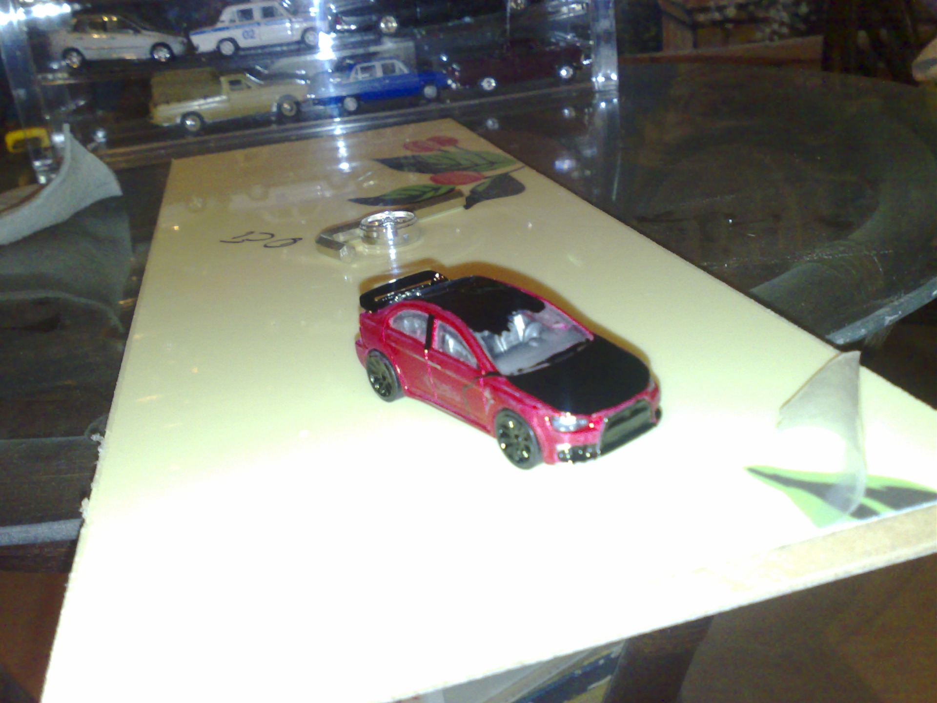Перефарбування Mitsubishi Lancer EVO X scale 1-87 2