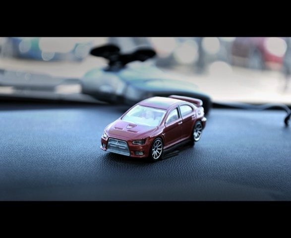 Перефарбування Mitsubishi Lancer EVO X scale 1-87 1