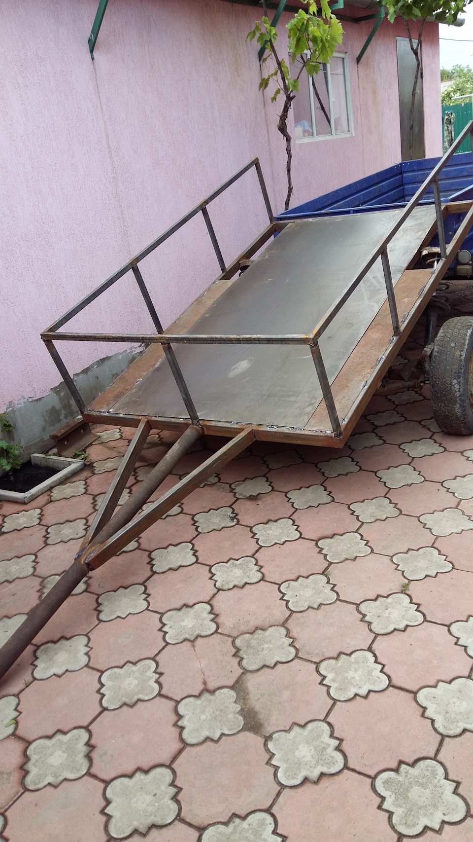 Причіп для мотоблоку (трактороблоку) 4