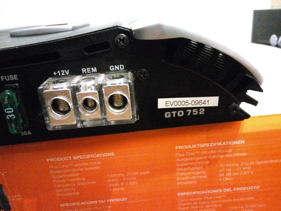 Акустика JBL gt7-96, gt7-4, та магнітола KENWOOD dpx206u 3