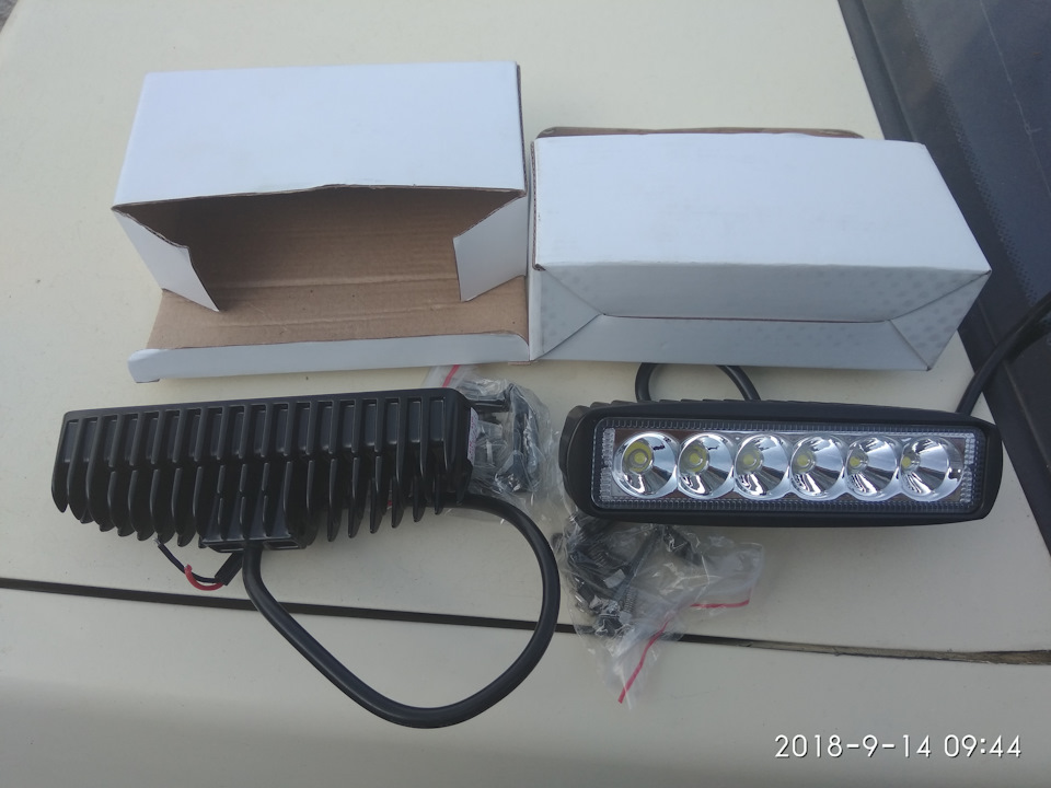 Установка LED туманок та номерна рамка. 1