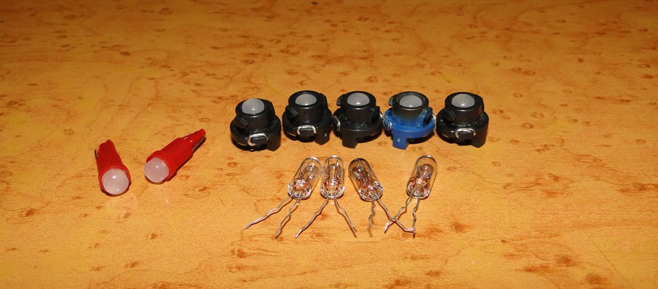 Пересвіт приладки в білий LED 5