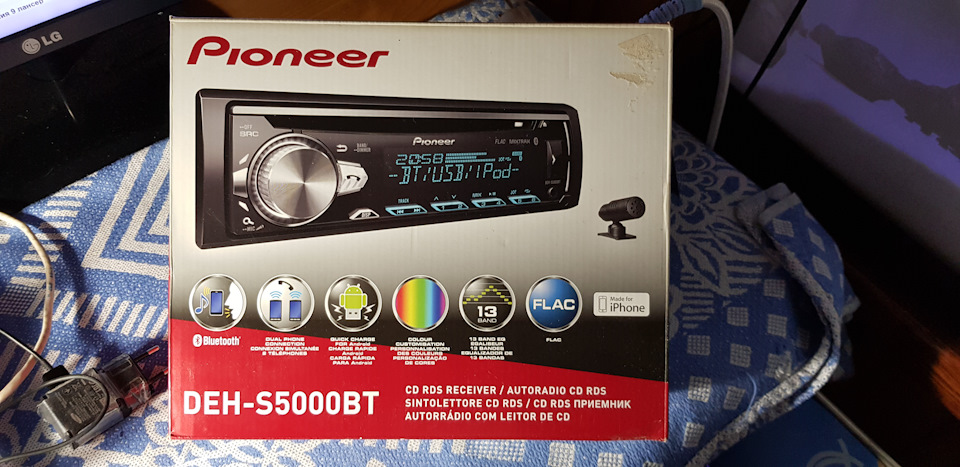Заміна автомагнітоли на Pioneer DEH-S 5000 bt 1