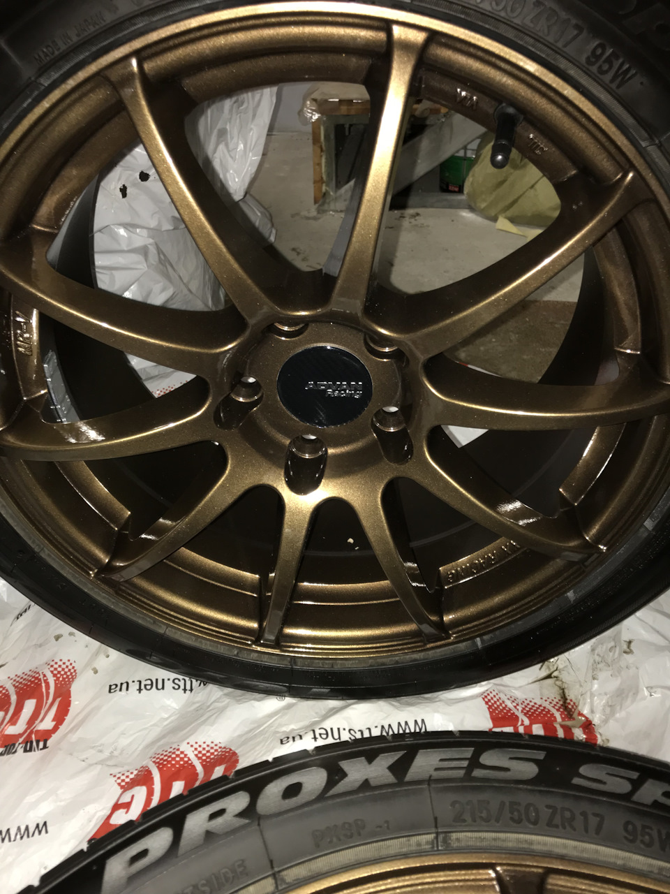 Ковпачки ADVAN RACING на нові диски 1