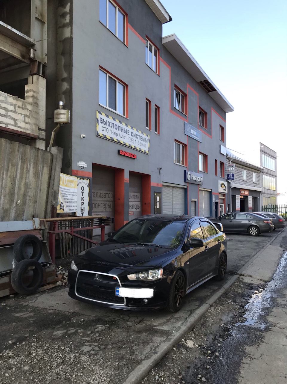 Нова вихлопна система на Lancer X (Частина 1-я) 1