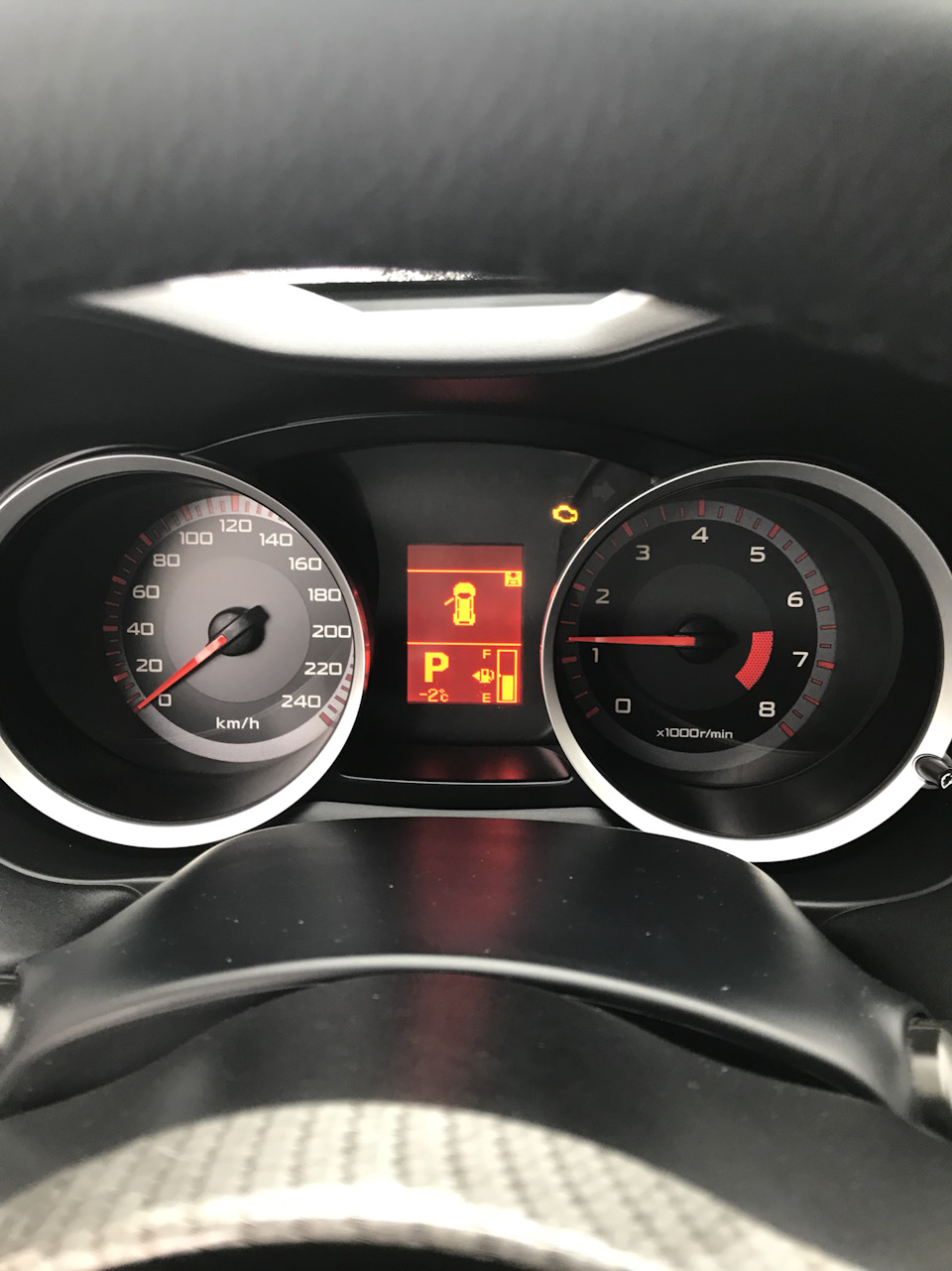 Загорівся чек 1