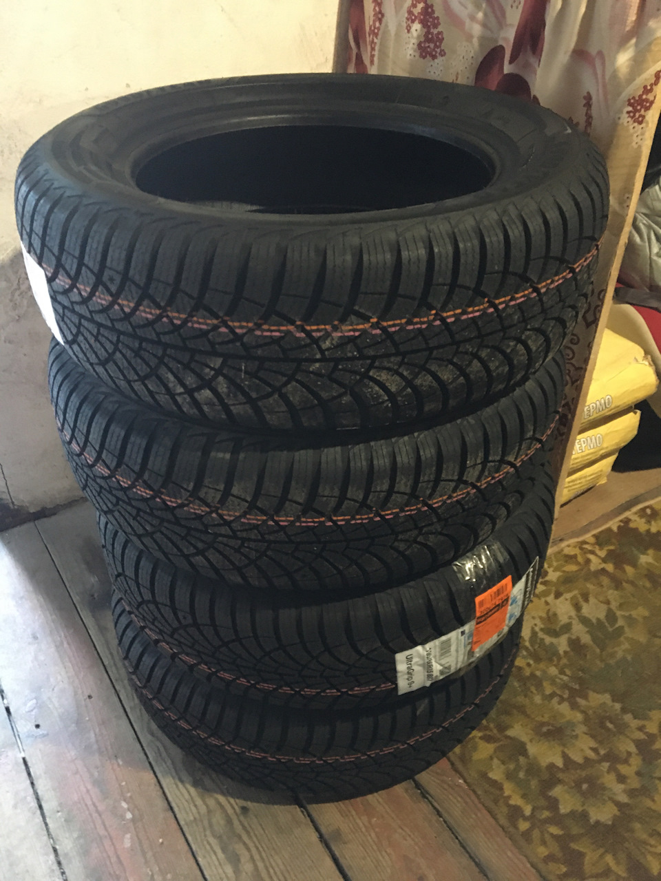 ✠ 88 ✠ Мій вибір зроблено - GoodYear UltraGrip 9+ 195/60 r 15 ✠ 1