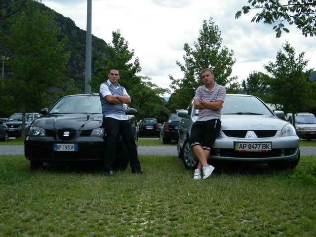 Фотосессия Mitsubishi Lancer 9 feat Seat Ibiza 3