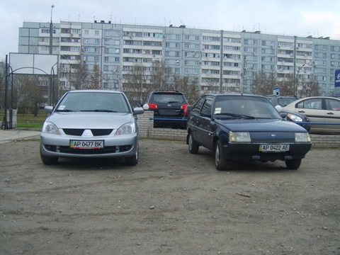 Встреча 2-х машин 1