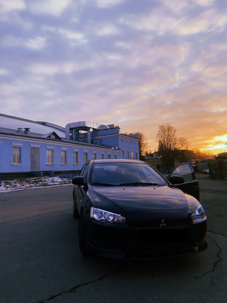 Діодна передня оптика Lancer X 2