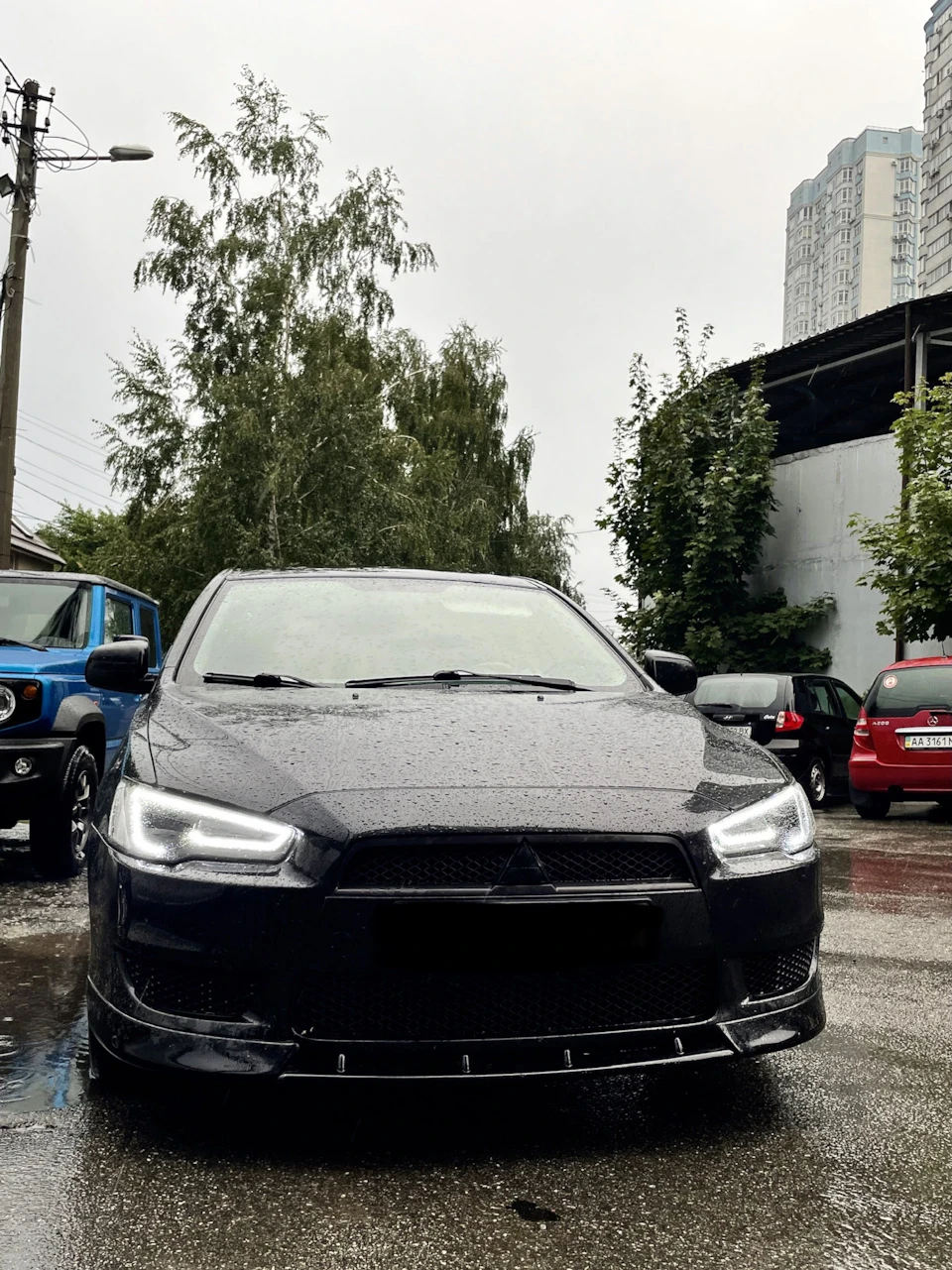 Фари audi style Lancer X
