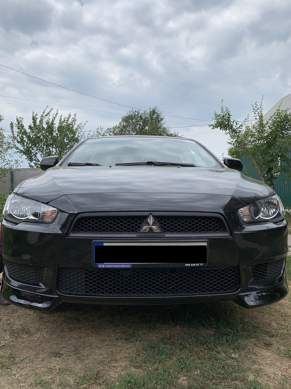 Обважування на передній і задній бампер Lancer X 2