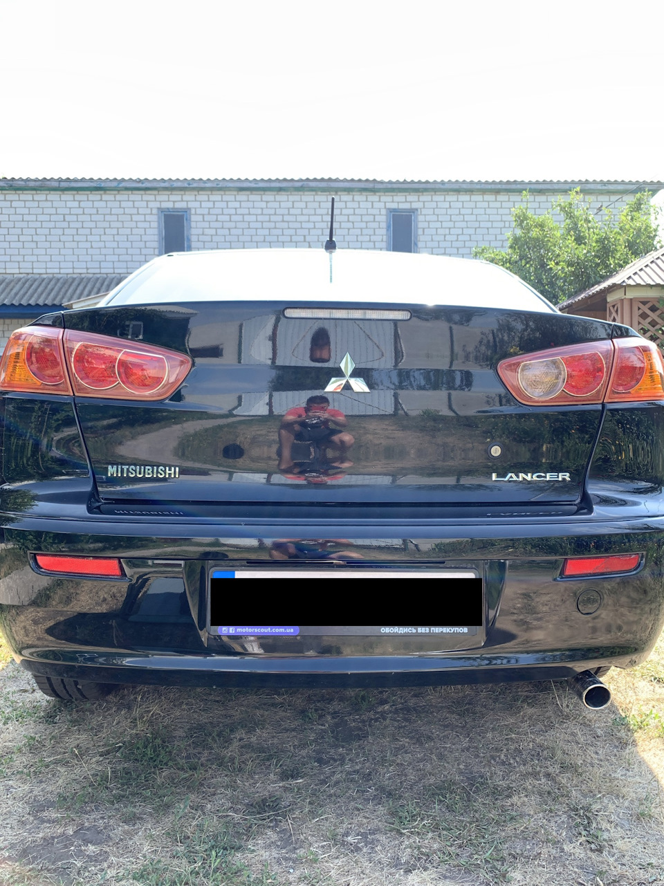 Обважування на передній і задній бампер Lancer X 4