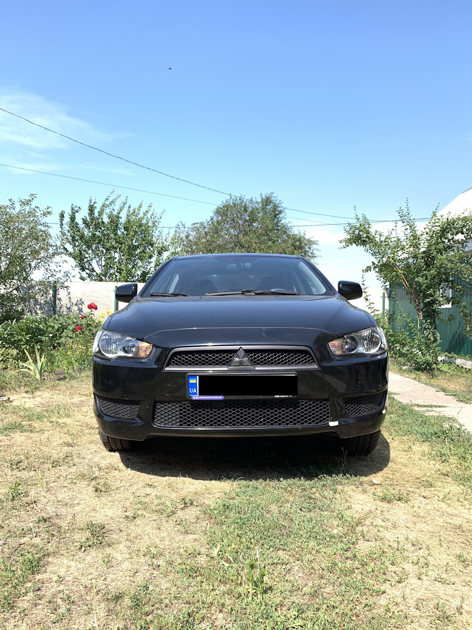 Обважування на передній і задній бампер Lancer X 1