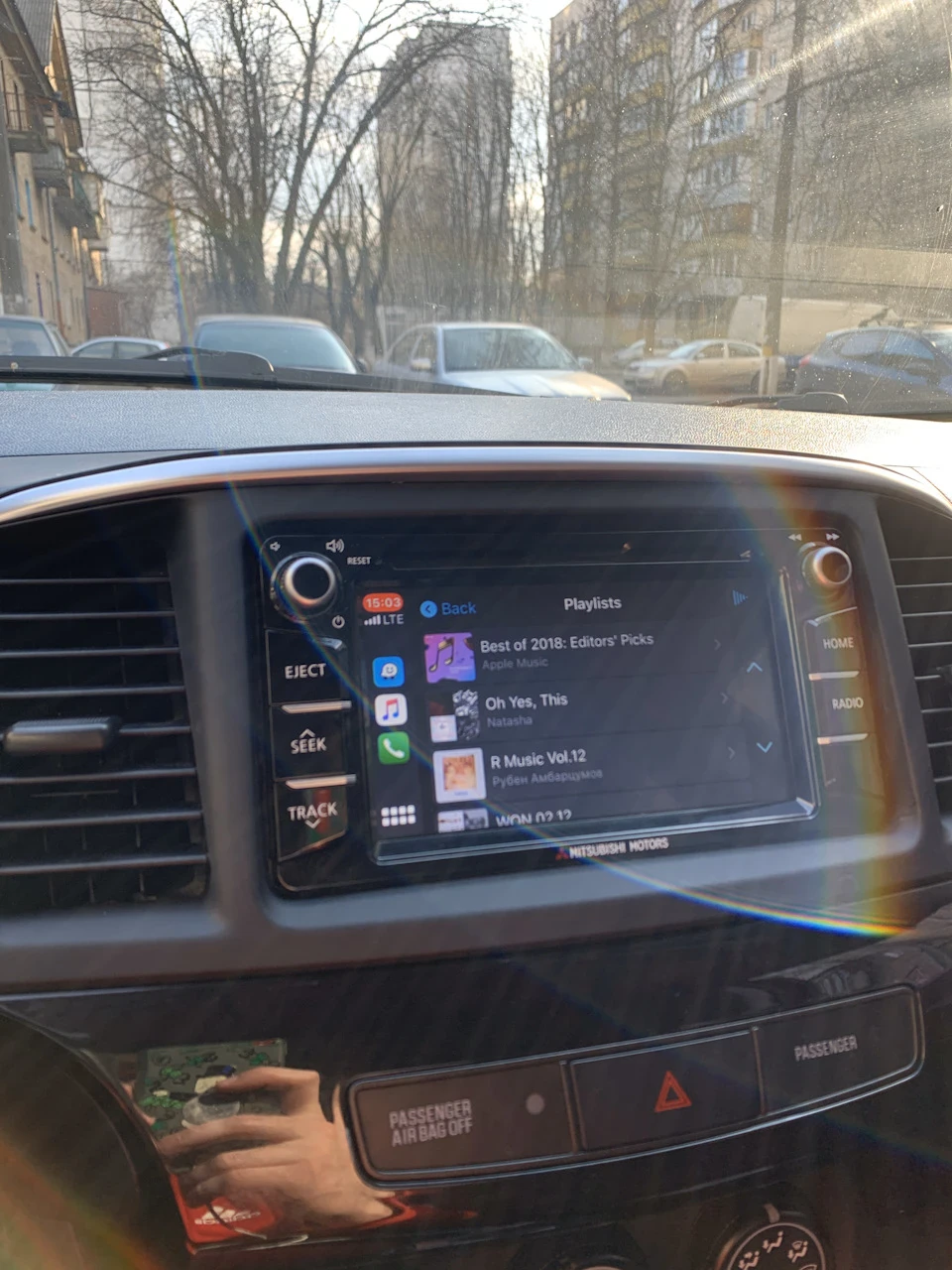 Встановлення головного пристрою (магнітоли) в Lancer X MZ360600EX