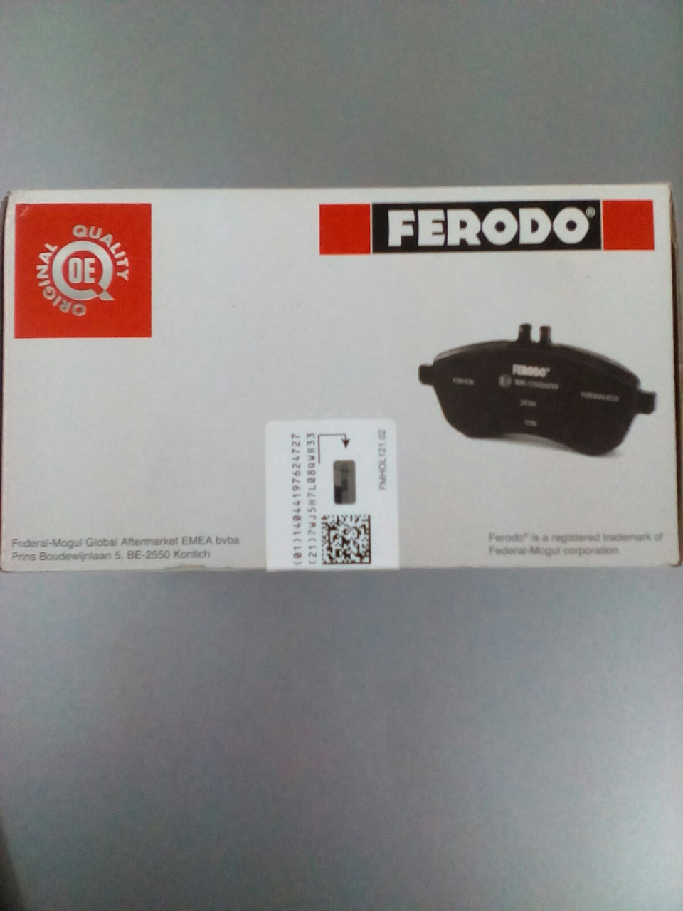 Передні гальмівні колодки Ferodo FDB 1621 2