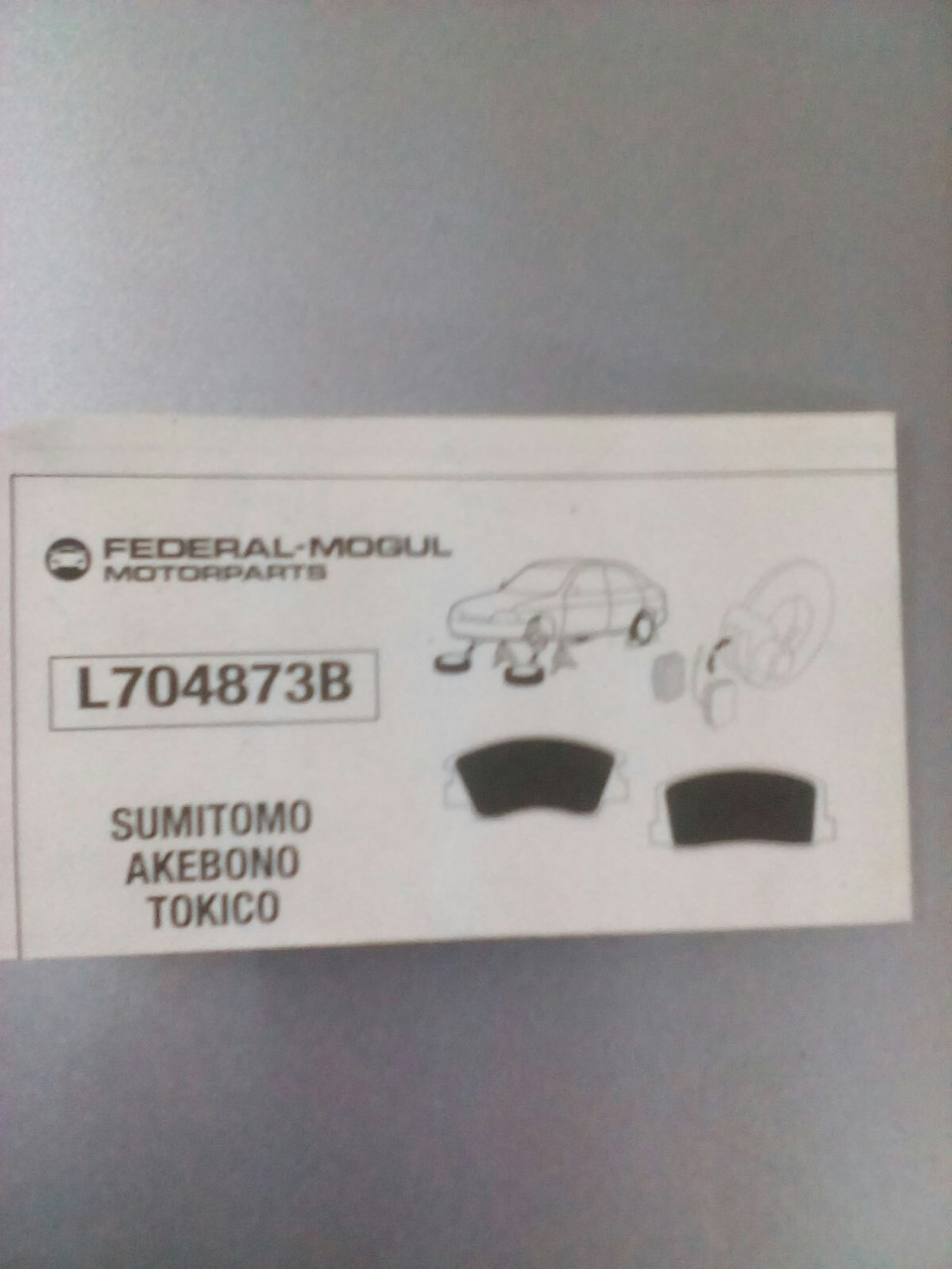 Передні гальмівні колодки Ferodo FDB 1621 4