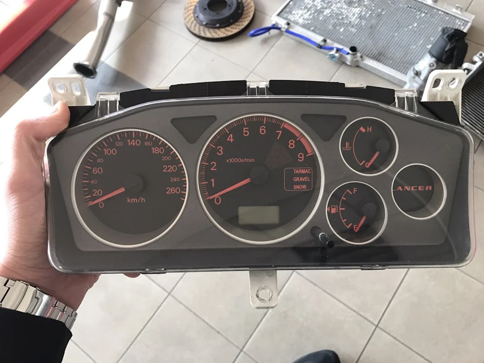 Приладова панель evo 9. Здійснилася мрія)))
