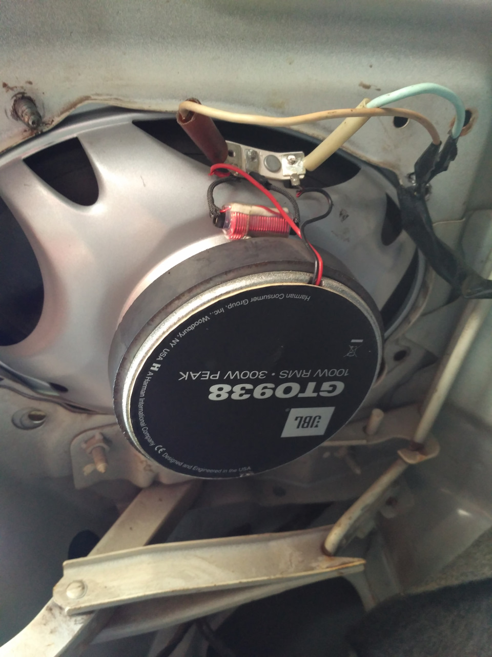 Alpine cde 126bt - акустика JBL 4