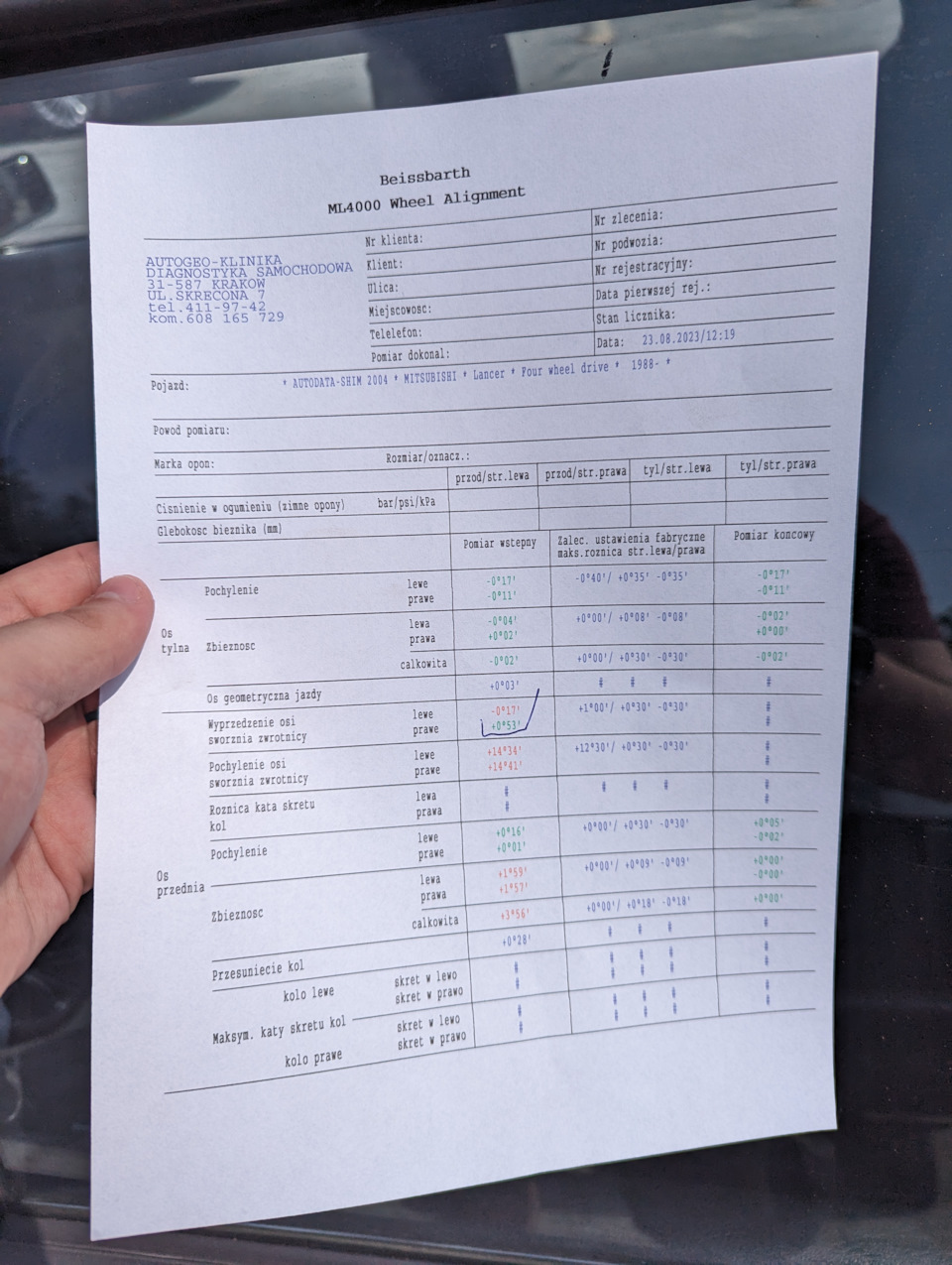Заміна переднього лівого важеля 3