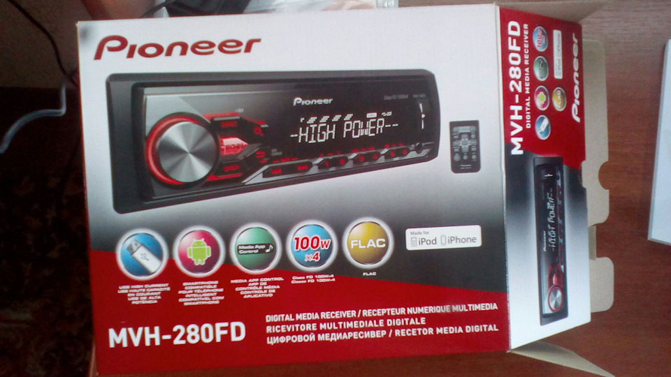Pioneer mvh 280fd 2