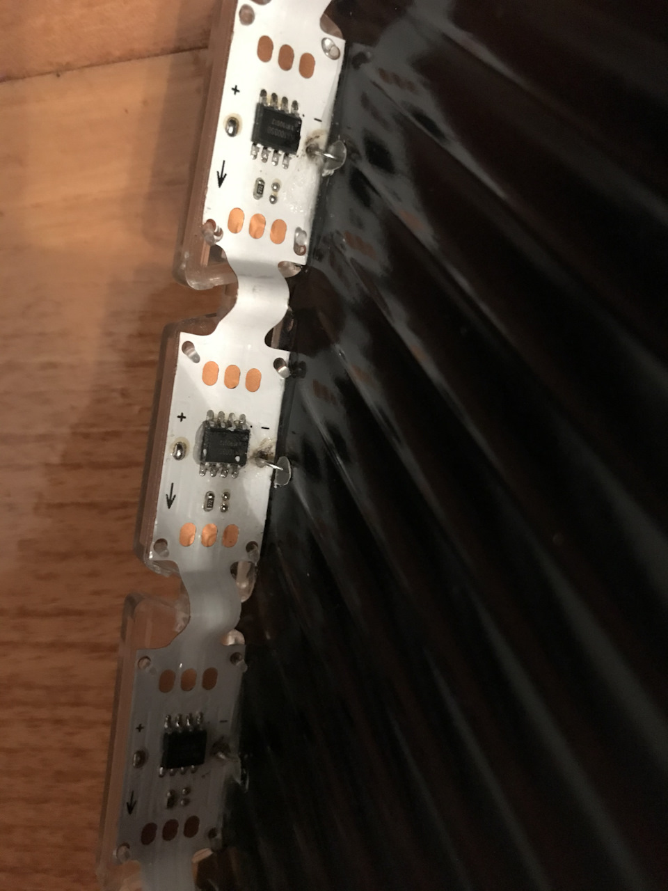 Фарі Crystal LED strip daylight DRL with yellow moving 2