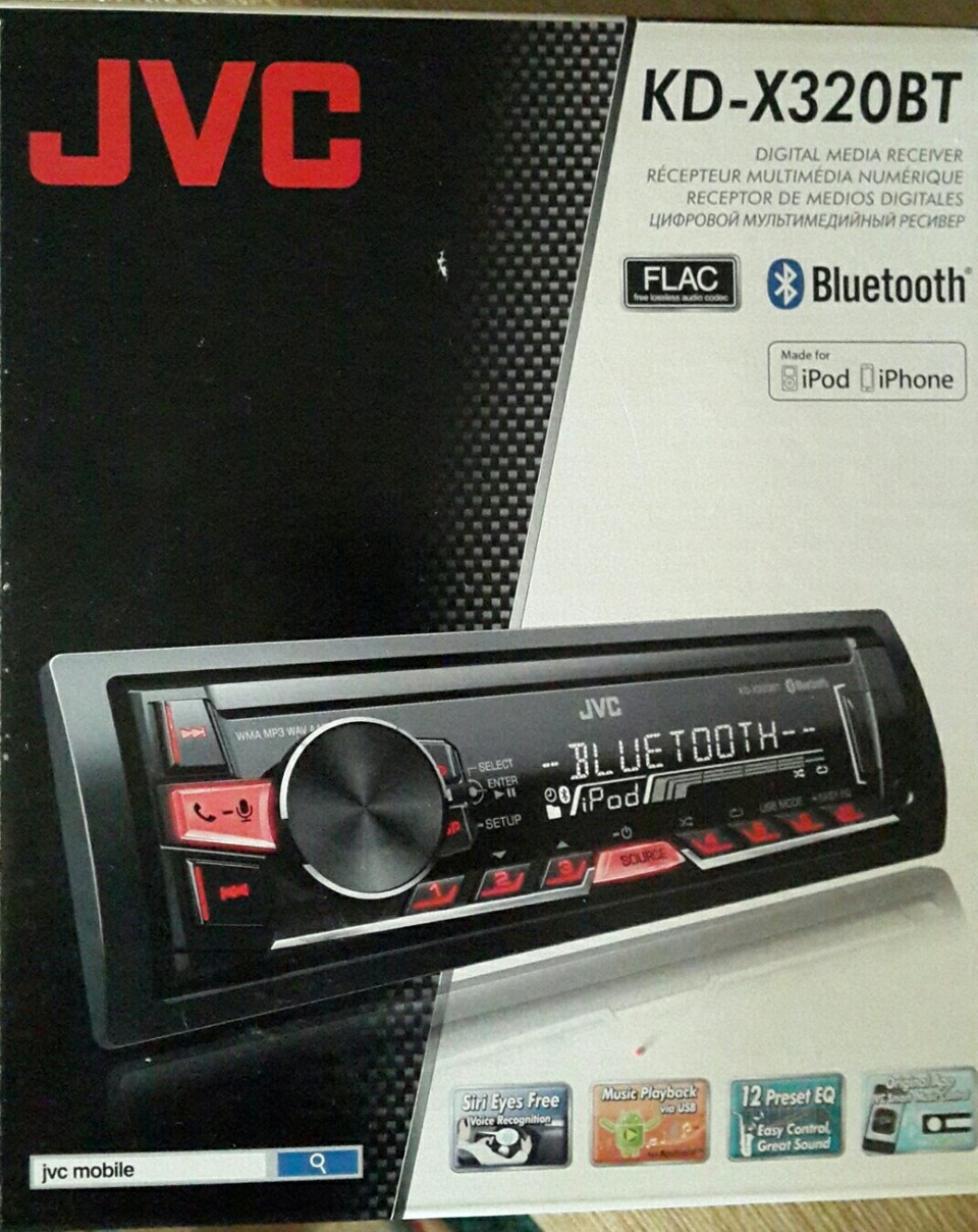 #14 Нова магнітола JVC KD-X320BT 2