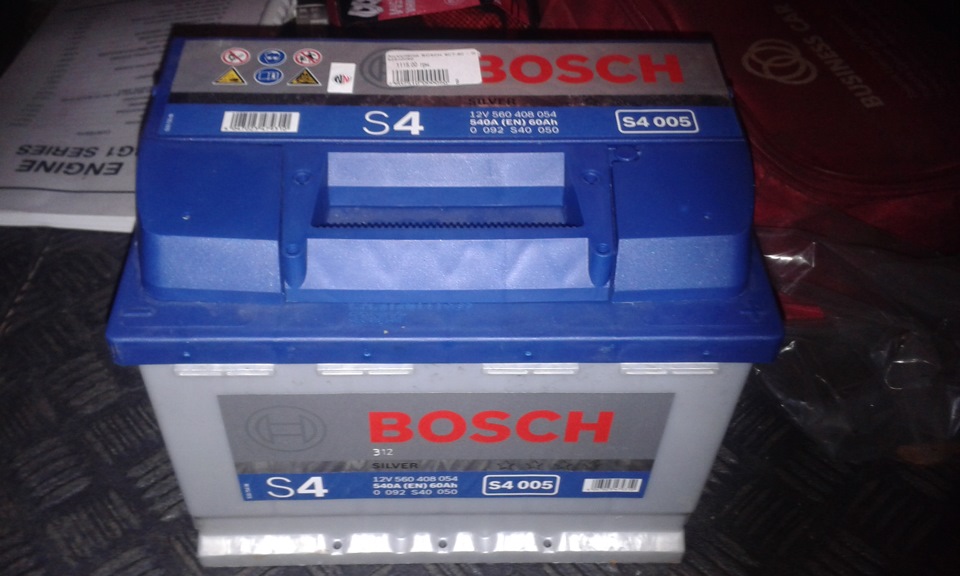 Ось прикупив подаруночок машинці BOSCH SILVER S4 60Ah 540A 2