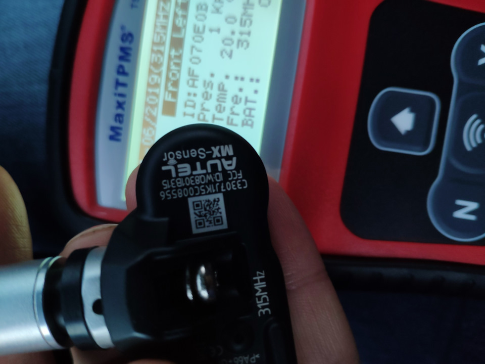 Клони датчиків TPMS Mitsubishi - Autel 4