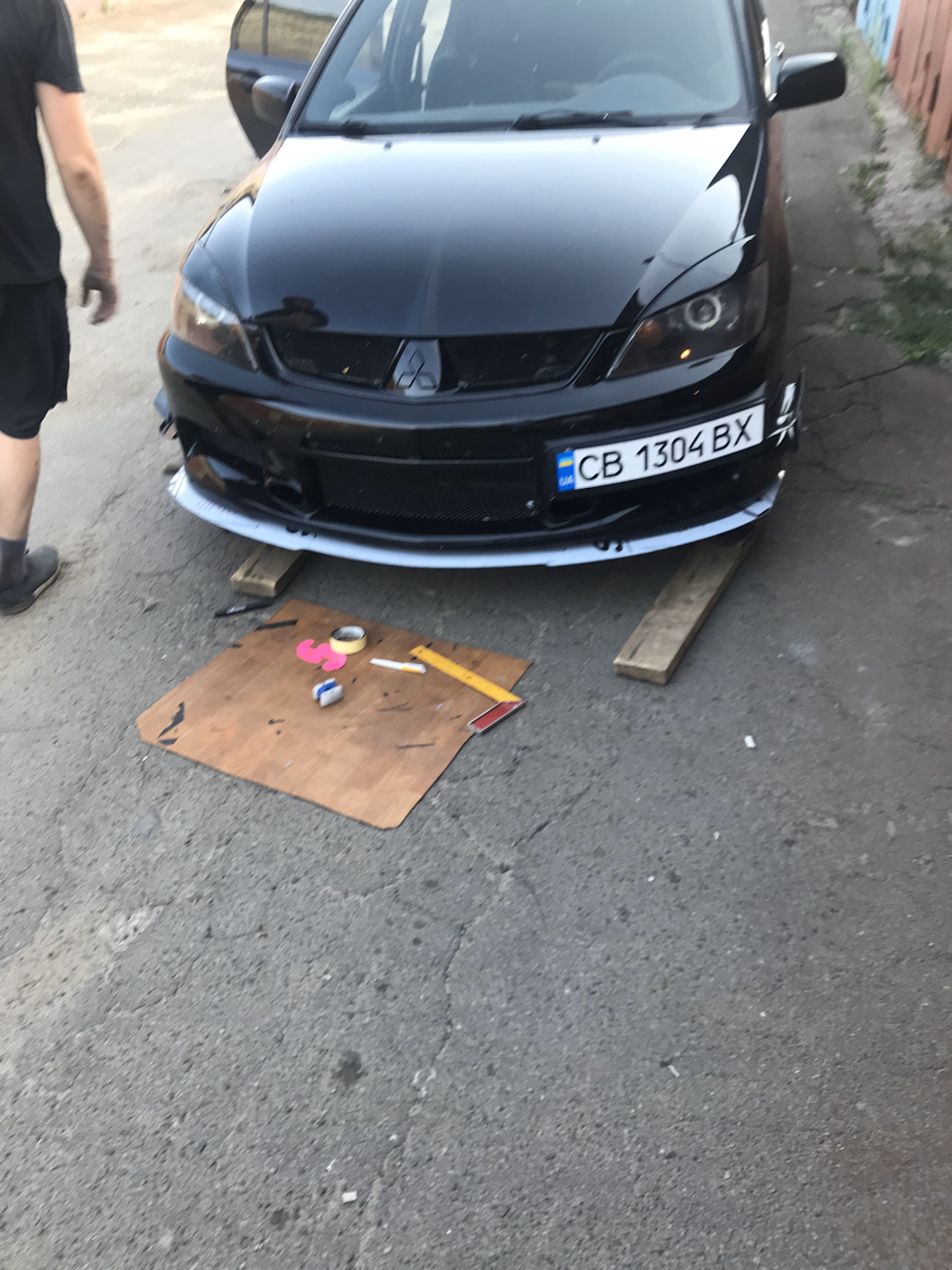 Сплітер та Елерони для lancer 9 2
