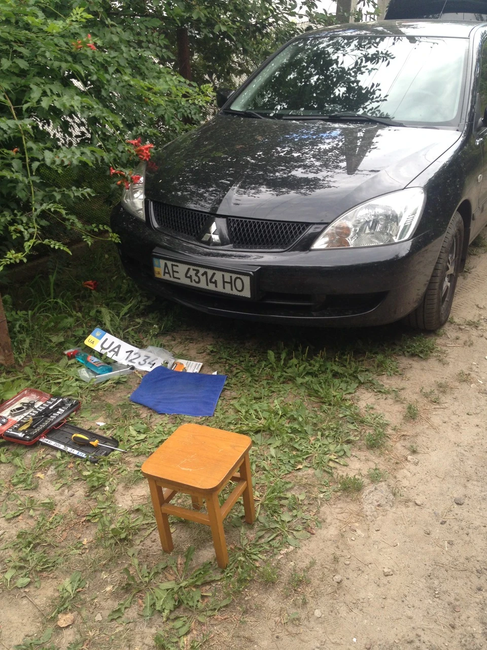 чорна номерничка з сіткою