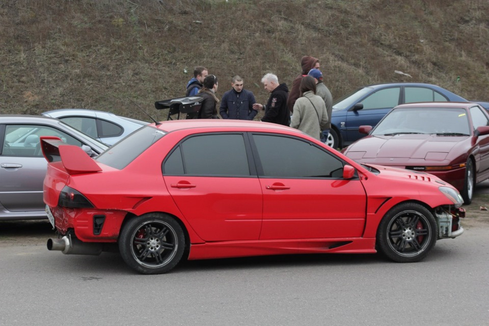 Заїзди lancer 9 (all inside evo8+evo8MR turbo+Butcher chip) vs Subaru Impreza WRX (TD0516G-boost 0.9) 4