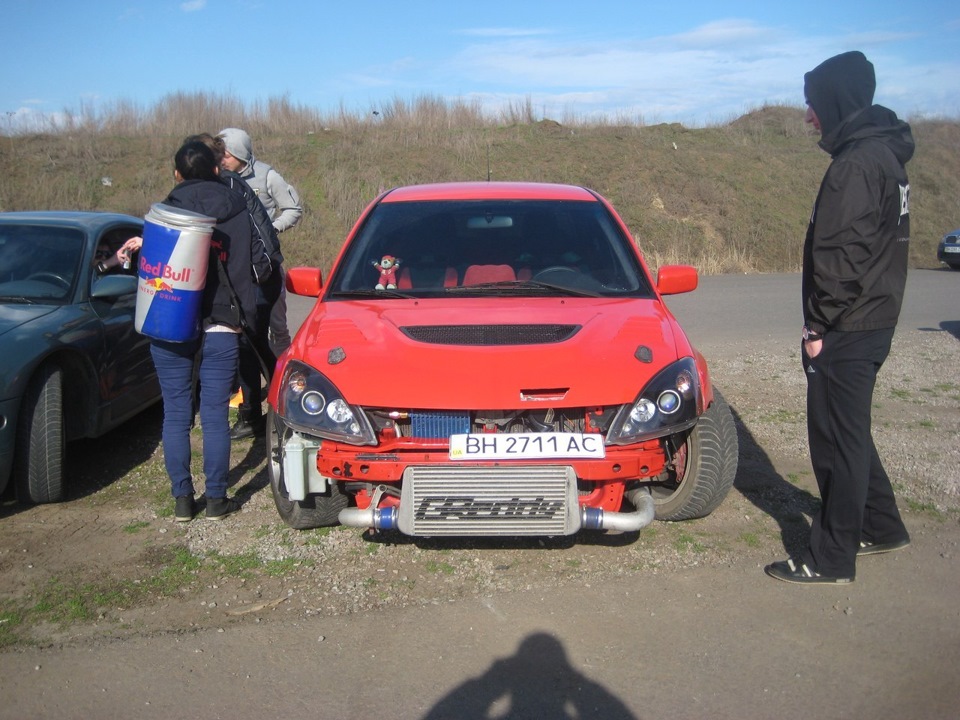 Заїзди lancer 9 (all inside evo8+evo8MR turbo+Butcher chip) vs Subaru Impreza WRX (TD0516G-boost 0.9) 5