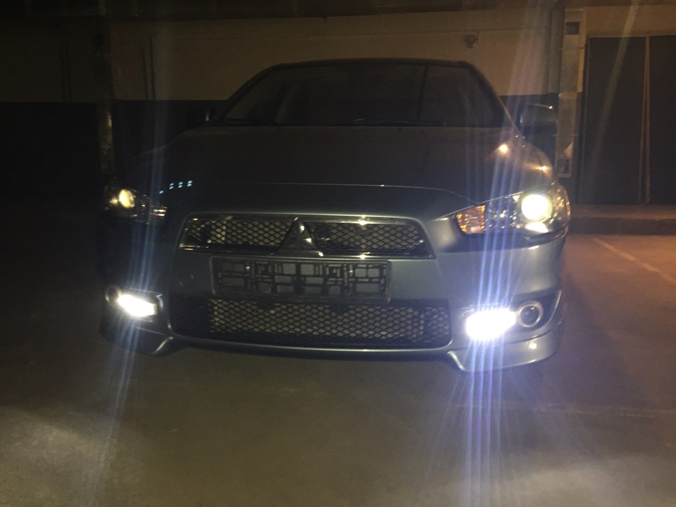 Дневні ходові вогні BGT для Mitsubishi Lancer X 3