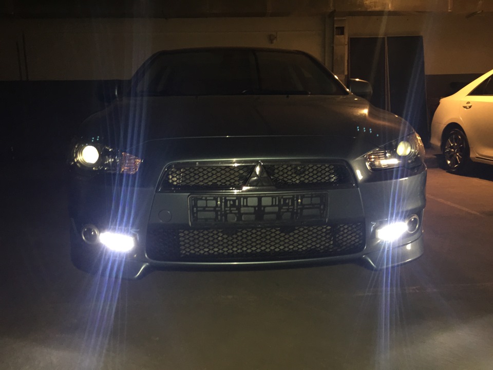 Дневні ходові вогні BGT для Mitsubishi Lancer X 4