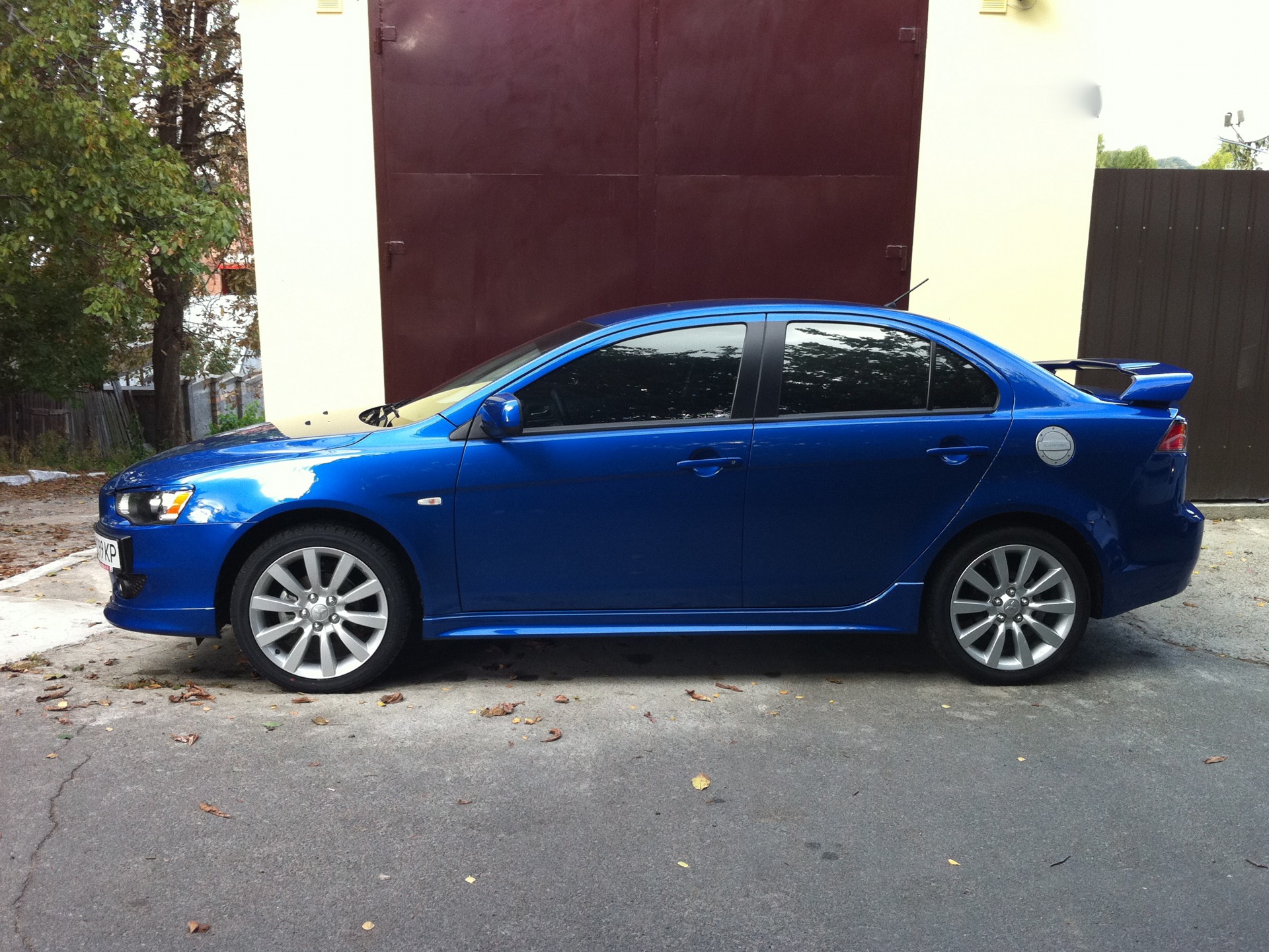 Поставил диски R18 с Lancer Ralliart 2