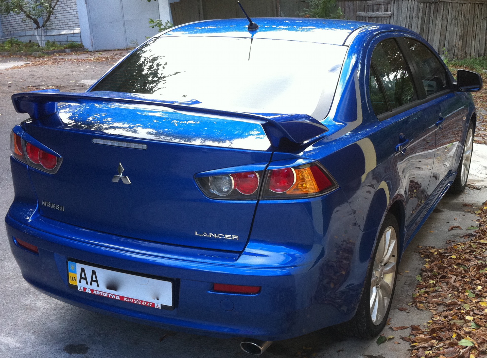 Поставил диски R18 с Lancer Ralliart 5
