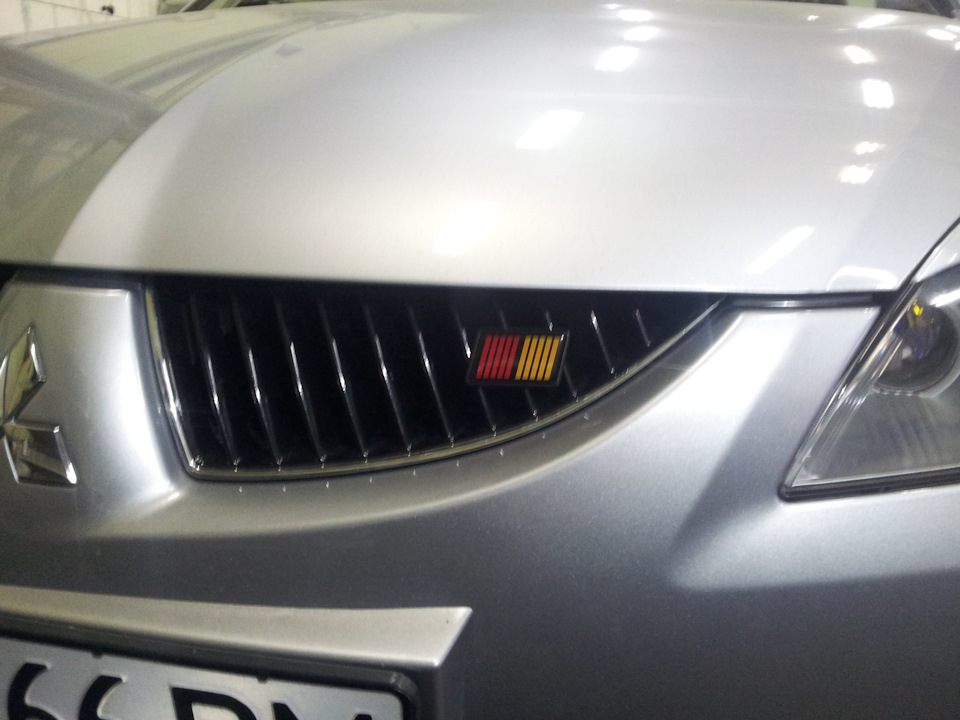 Грати RALLIART дорестайл і нова Лита запаска R16 Volvo для Lancer 9 1