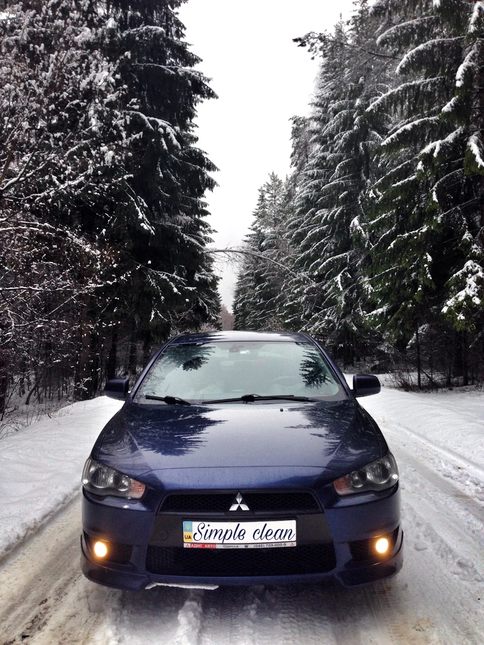 Зима... ліс... Lancer X