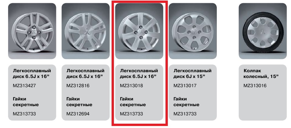 Оригінальні литі диски R16 від Mitsubishi Colt. 4