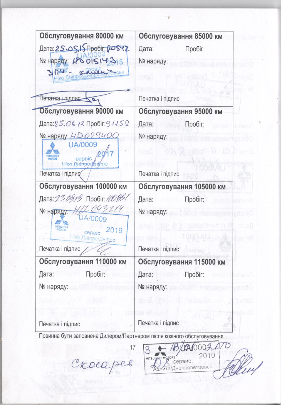 ТО 100 000 і зламана кліпса. 5