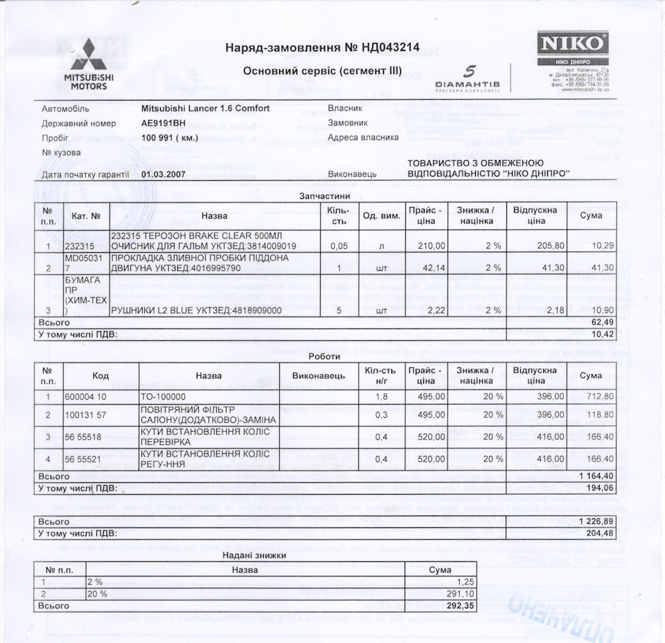 ТО 100 000 і зламана кліпса. 4