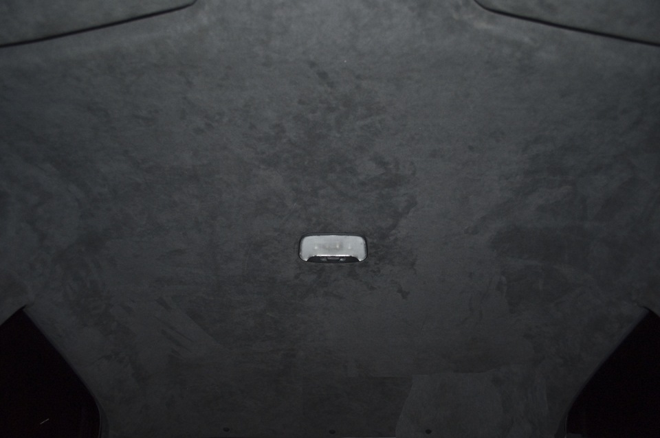 Перетяжка стелі та стійок в Alcantara 1