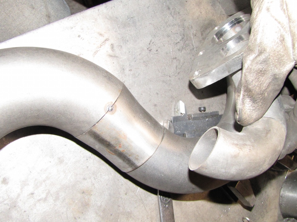 Проект Mitsubishi Lancer Turbo.Даунпайп 3