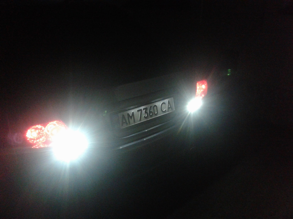 Led у задній хід та передні габарити 2