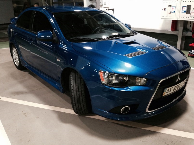 Капот EVO ВСТАНОВЛЕН 1